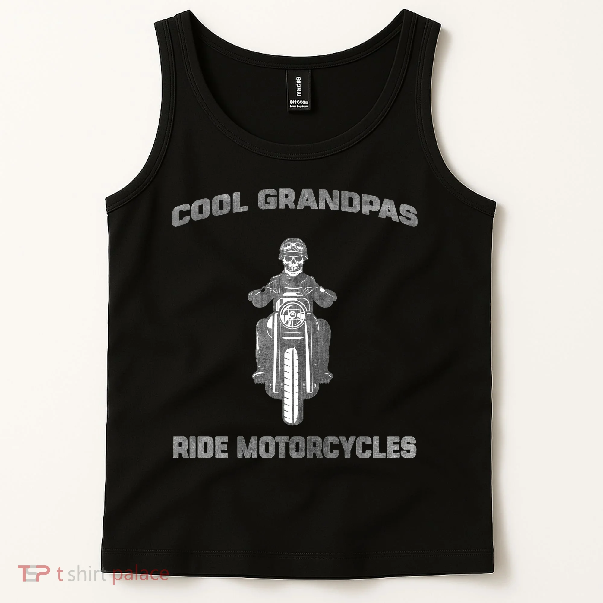 Cool Grandpas Ride Motorcycles Tank Top