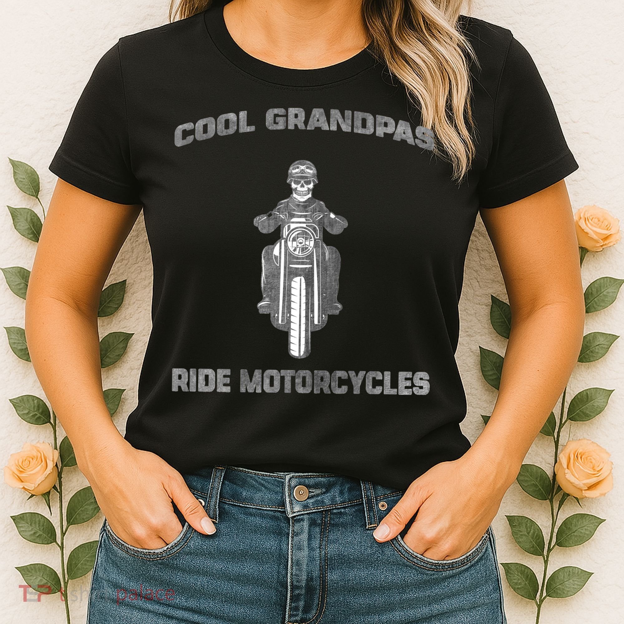Cool Grandpas Ride Motorcycles Women's T-Shirt