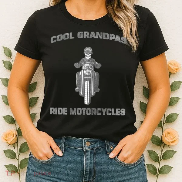 Cool Grandpas Ride Motorcycles Women's T-Shirt