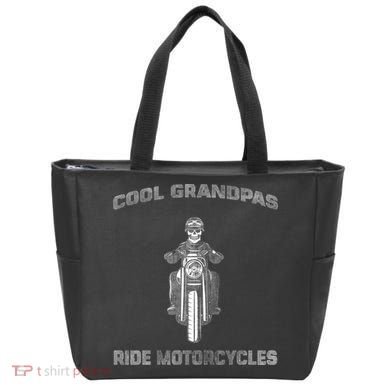 Cool Grandpas Ride Motorcycles Tote Bag