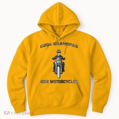 Cool Grandpas Ride Motorcycles Hoodie