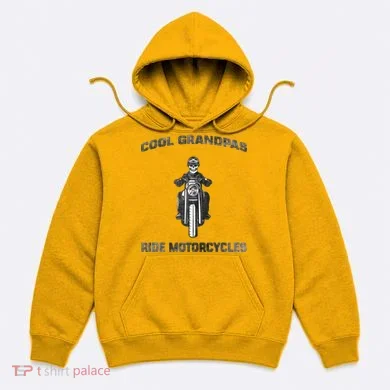 Cool Grandpas Ride Motorcycles Hoodie