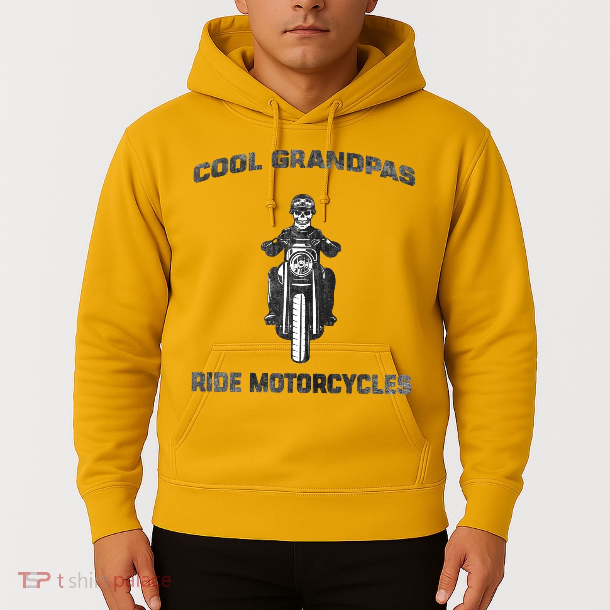 Cool Grandpas Ride Motorcycles Hoodie