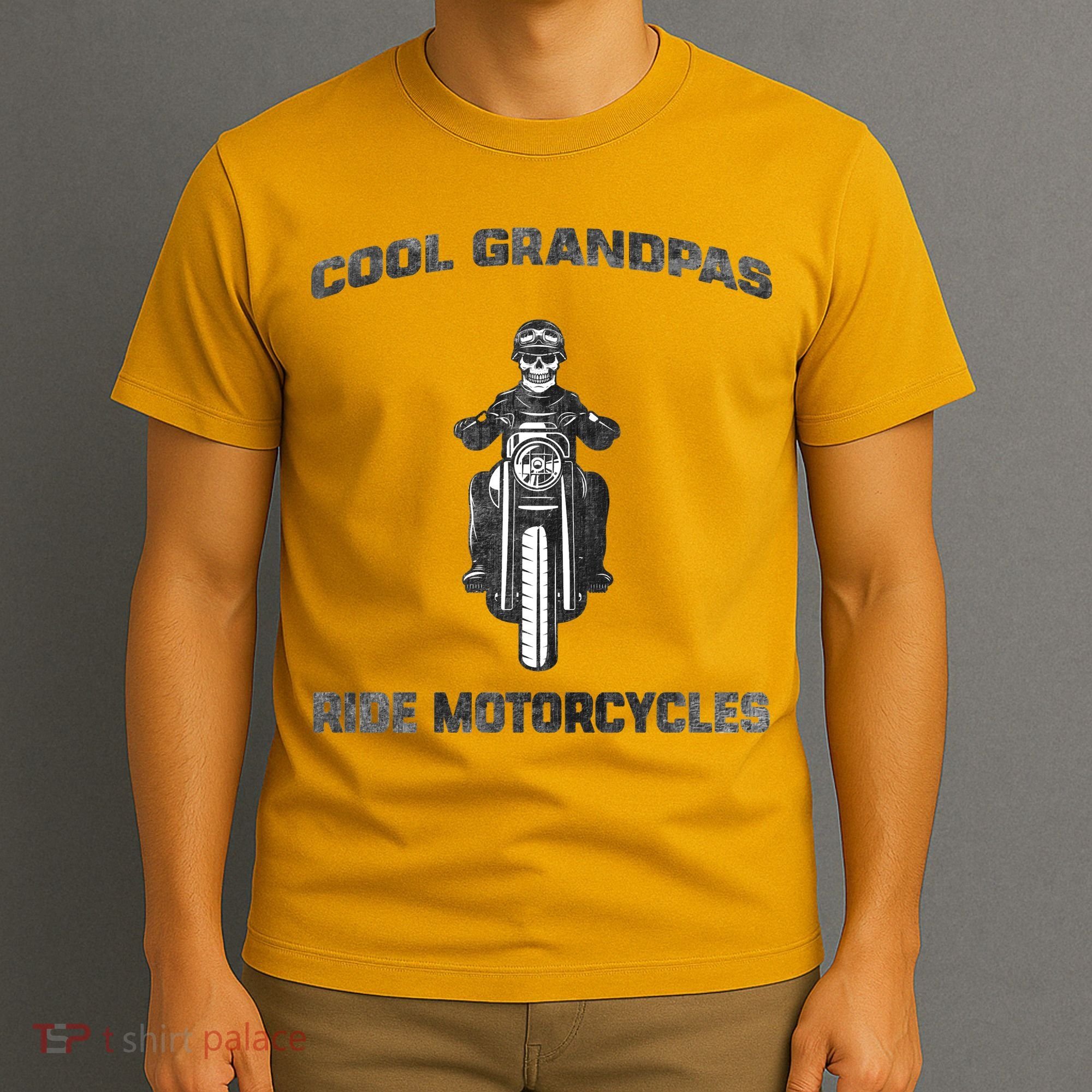 Cool Grandpas Ride Motorcycles T-Shirt