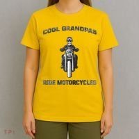 Cool Grandpas Ride Motorcycles T-Shirt thumb 4