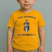 Cool Grandpas Ride Motorcycles Toddler T-Shirt thumb 2