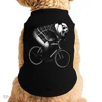 Cool Grey Style Hipster Panda Doggie Tank thumb 0