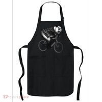 Cool Grey Style Hipster Panda Apron thumb 0