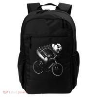 Cool Grey Style Hipster Panda Backpack thumb 0