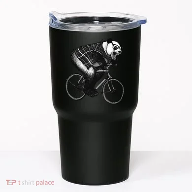 Cool Grey Style Hipster Panda Tumbler