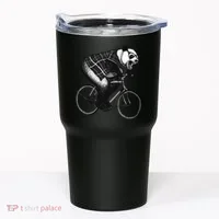 Cool Grey Style Hipster Panda Tumbler thumb 0