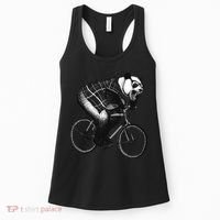 Cool Grey Style Hipster Panda Women's Tank Top thumb 0
