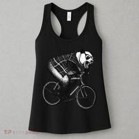 Cool Grey Style Hipster Panda Women's Tank Top thumb 3