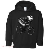 Cool Grey Style Hipster Panda Toddler Hoodie thumb 0