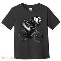 Cool Grey Style Hipster Panda Toddler T-Shirt thumb 0