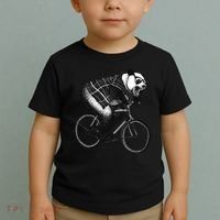 Cool Grey Style Hipster Panda Toddler T-Shirt thumb 2