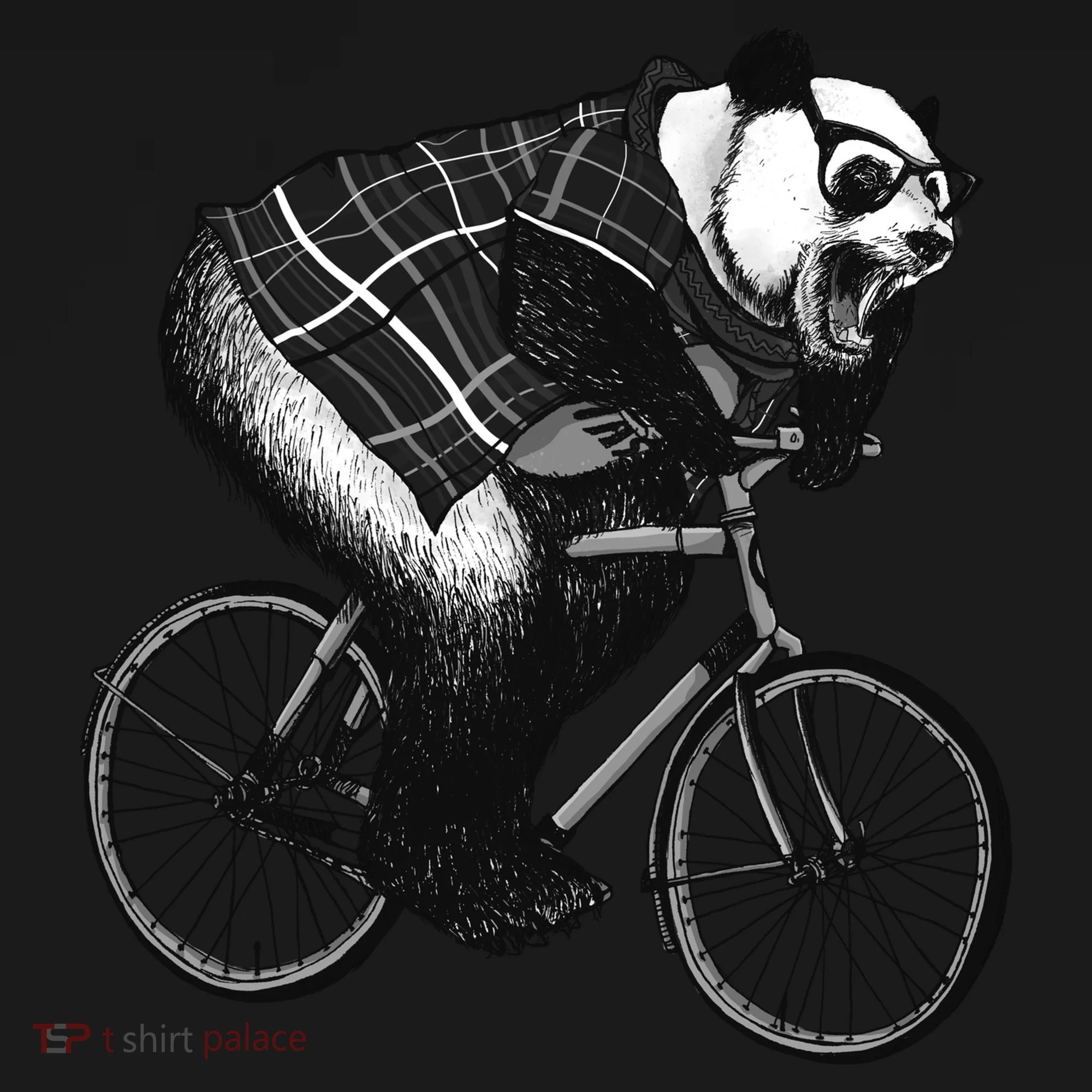 Cool Grey Style Hipster Panda Visor