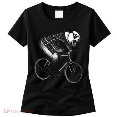 Cool Grey Style Hipster Panda Women's T-Shirt