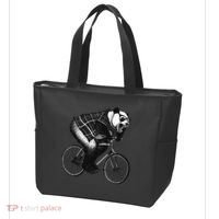 Cool Grey Style Hipster Panda Tote Bag thumb 3