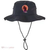 Cool Halloween Black Cat Moon Bucket Hat thumb 0