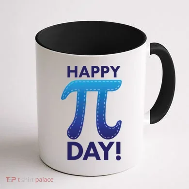 Cool Happy Pi Day Coffee Mug back