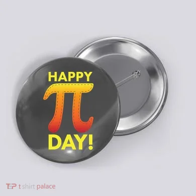 Cool Happy Pi Day Button