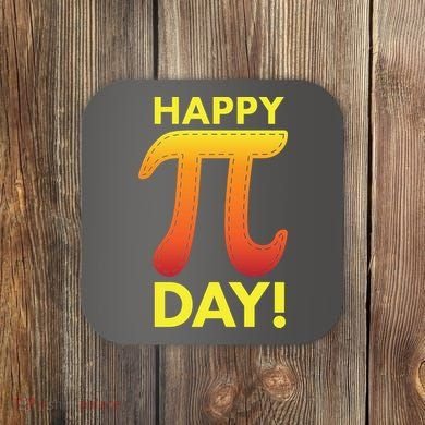 Cool Happy Pi Day Coaster