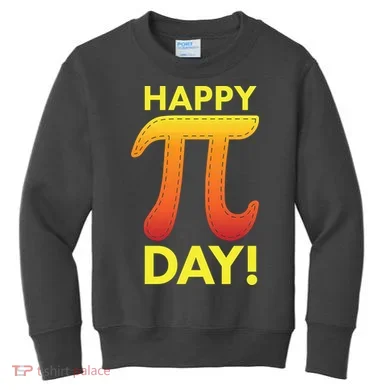 Cool Happy Pi Day Kids Sweatshirt