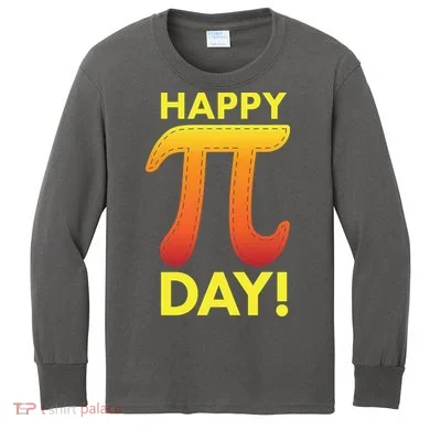 Cool Happy Pi Day Kids Long Sleeve Shirt