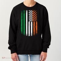 Cool Irish American Flag Women's Sweatshirt thumb 0