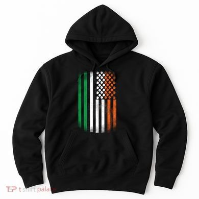 Cool Irish American Flag Hoodie
