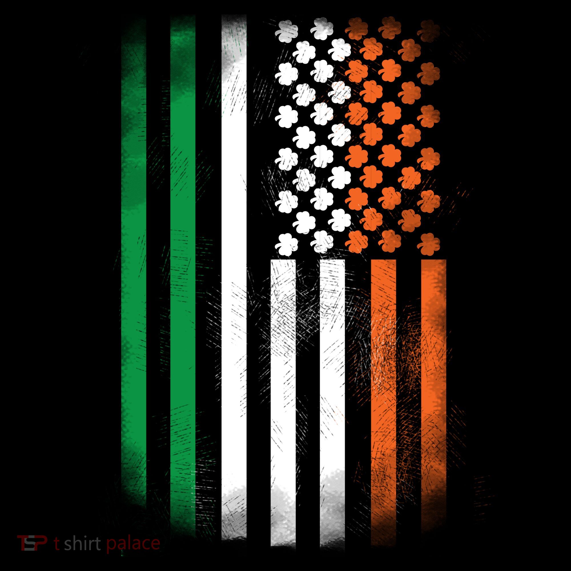 Cool Irish American Flag Apron