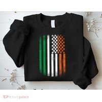 Cool Irish American Flag Sweatshirt thumb 2