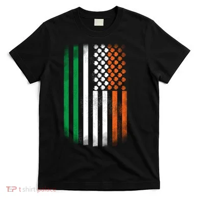 Cool Irish American Flag T-Shirt