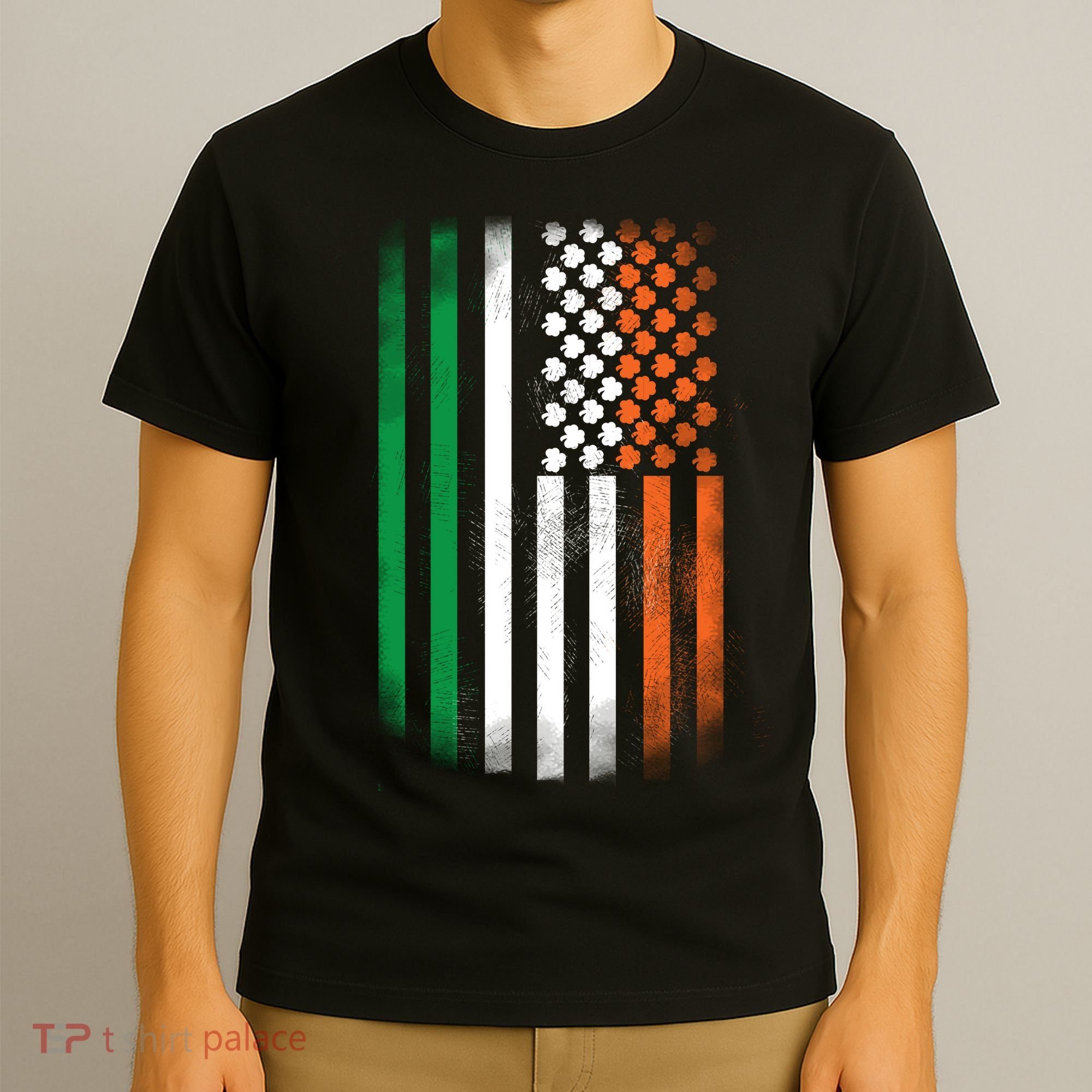 Cool Irish American Flag T-Shirt