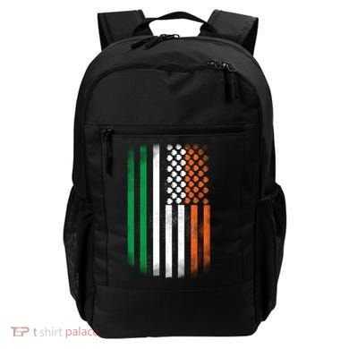 Cool Irish American Flag Backpack