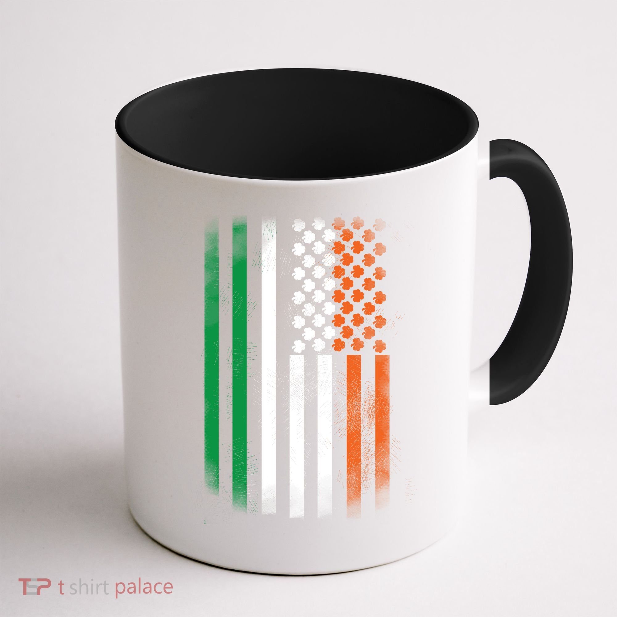 Cool Irish American Flag Coffee Mug