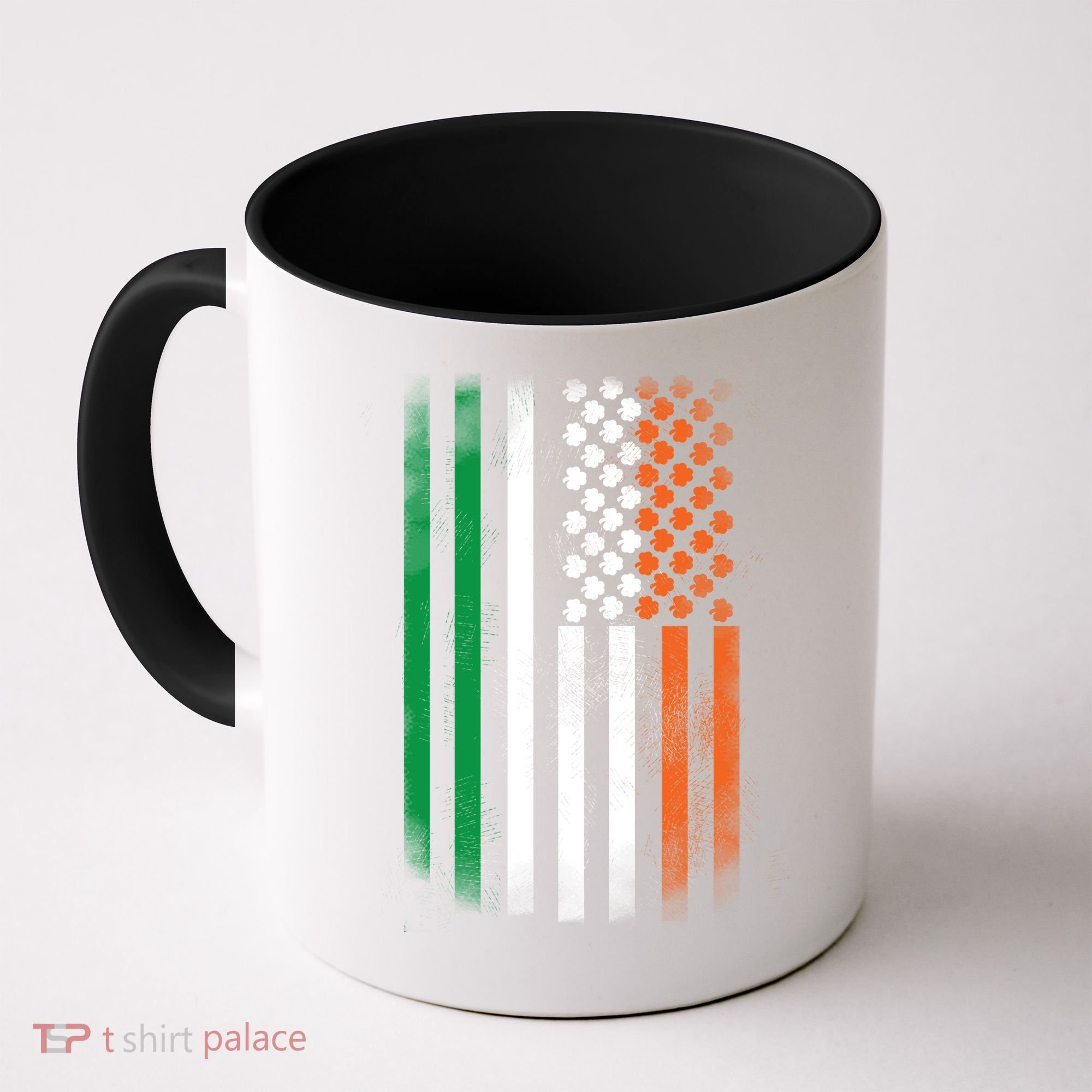 Cool Irish American Flag Coffee Mug