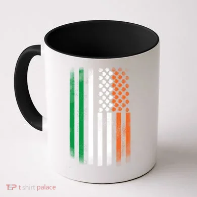 Cool Irish American Flag Coffee Mug