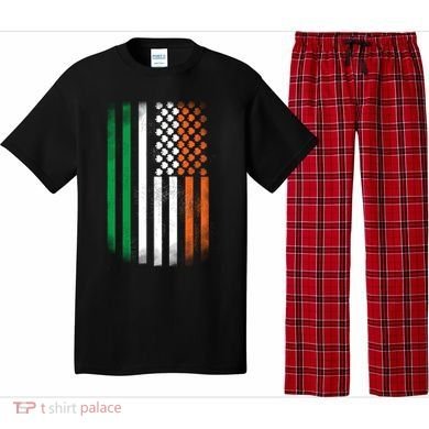 Cool Irish American Flag Pajama Set