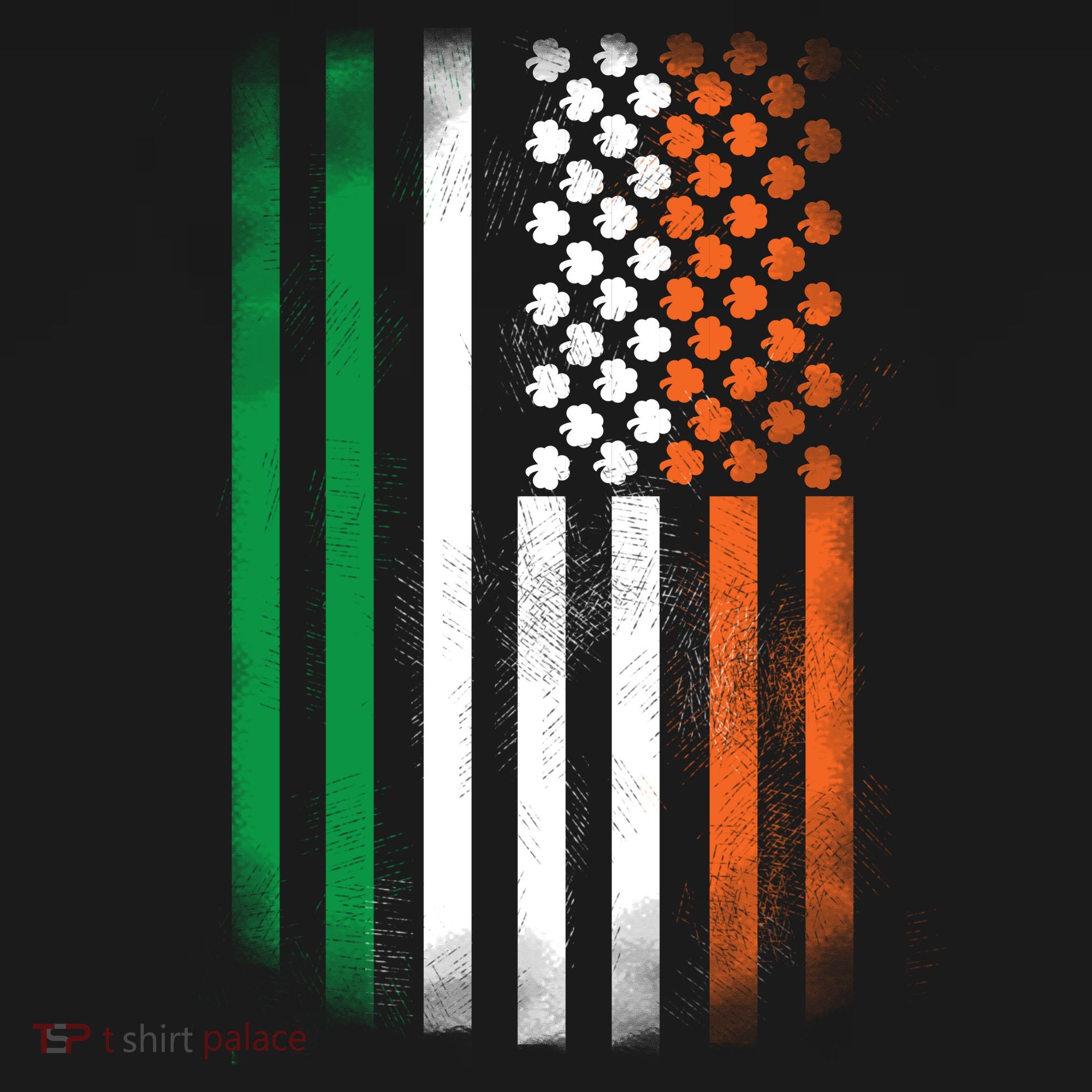 Cool Irish American Flag Pajama Set