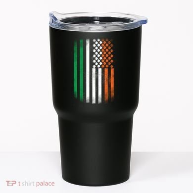 Cool Irish American Flag Tumbler