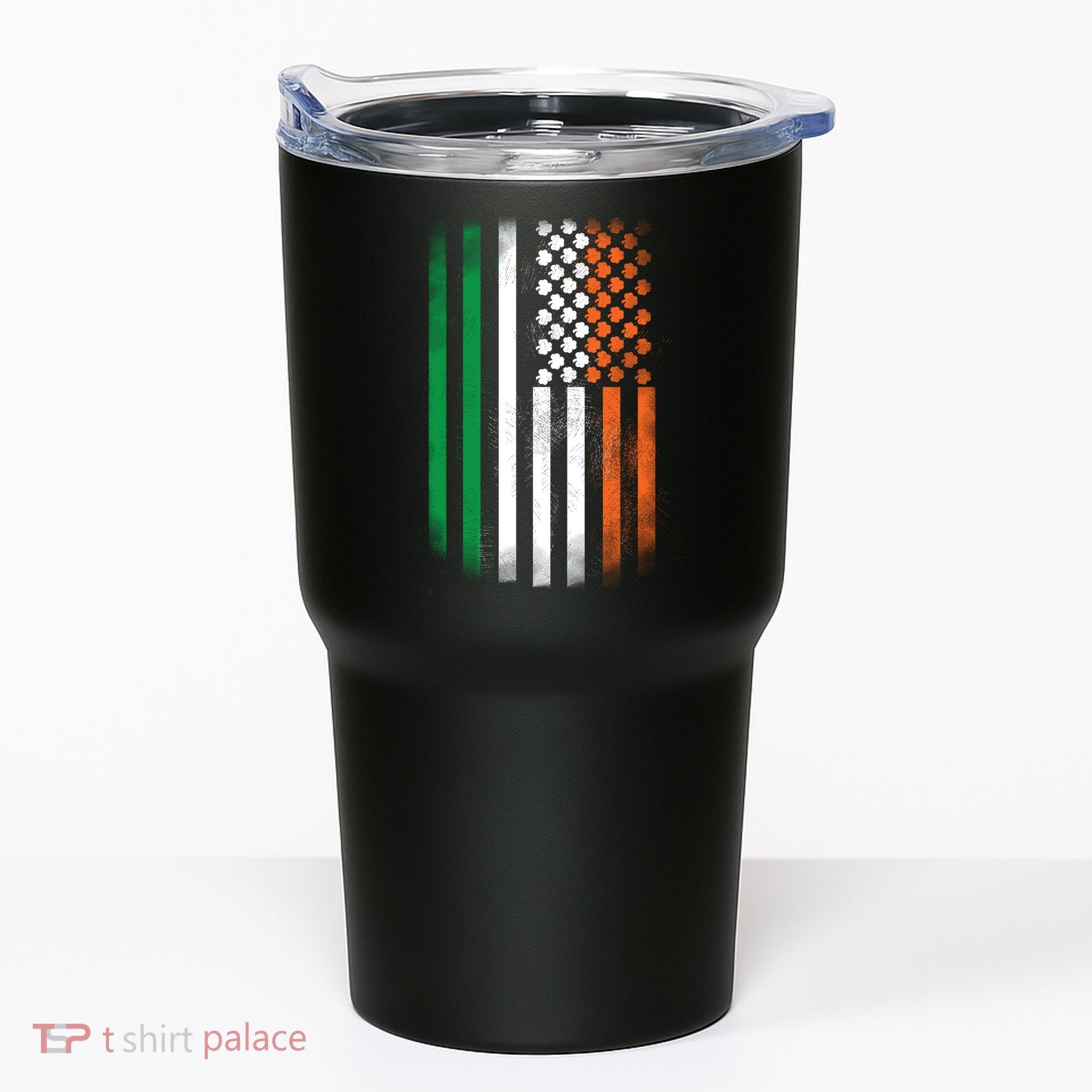 Cool Irish American Flag Tumbler