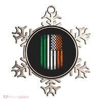Cool Irish American Flag Ornament thumb 0
