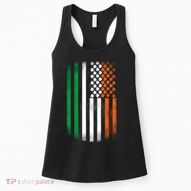 Cool Irish American Flag Women's Tank Top