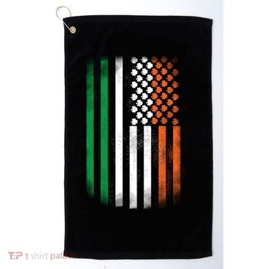 Cool Irish American Flag Golf Towel