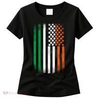 Cool Irish American Flag Women's T-Shirt thumb 0
