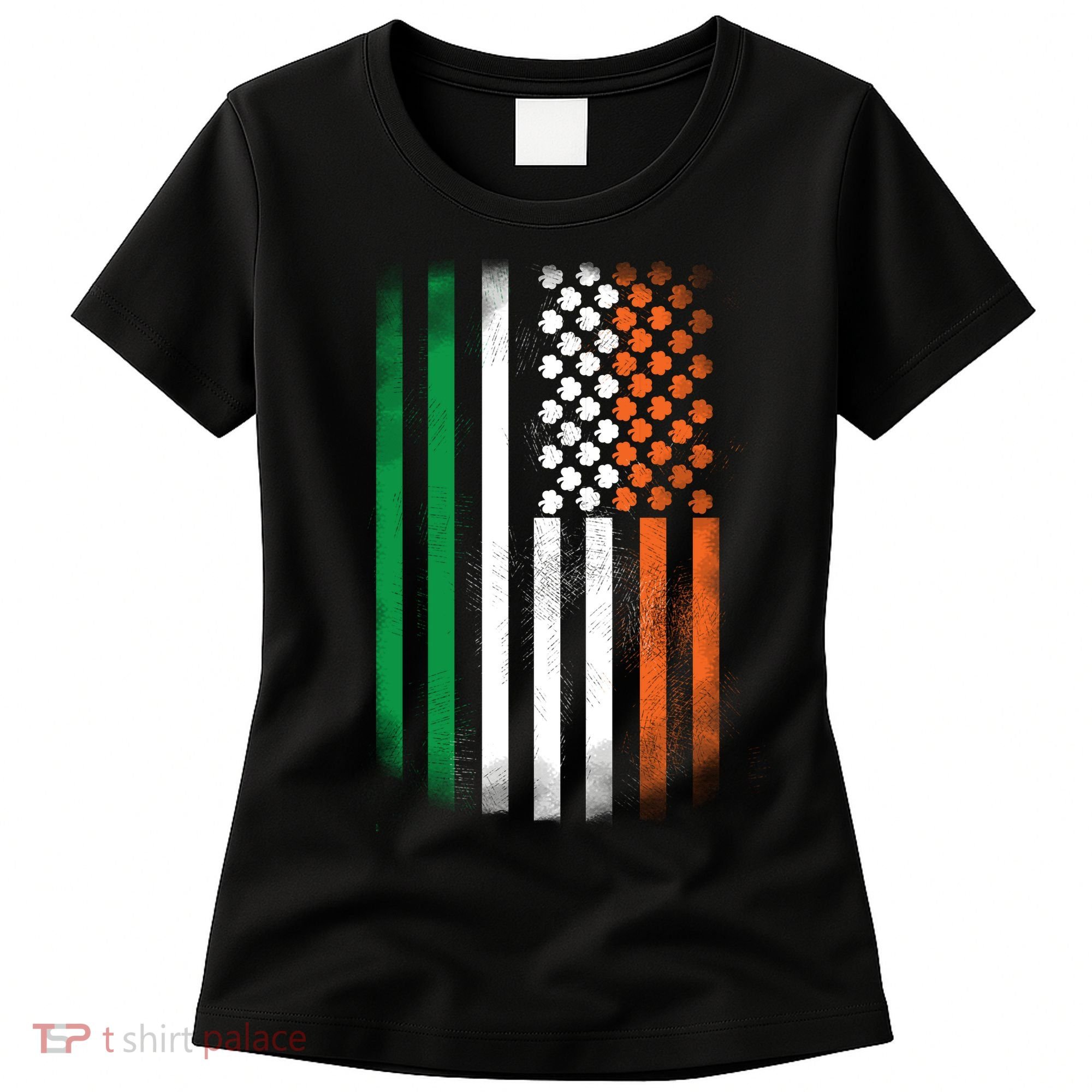 Cool Irish American Flag Women's T-Shirt