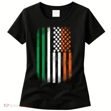 Cool Irish American Flag Women's T-Shirt