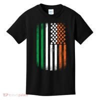 Cool Irish American Flag Kids T-Shirt thumb 0